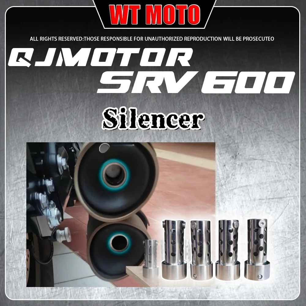 For QJMOTOR SRV 600 exhaust pipe silencer exhaust silencer to reduce sound and noise reduction
For QJMOTOR SRV 600 exhaust pipe silencer exhaust silencer to reduce sound and noise reduction