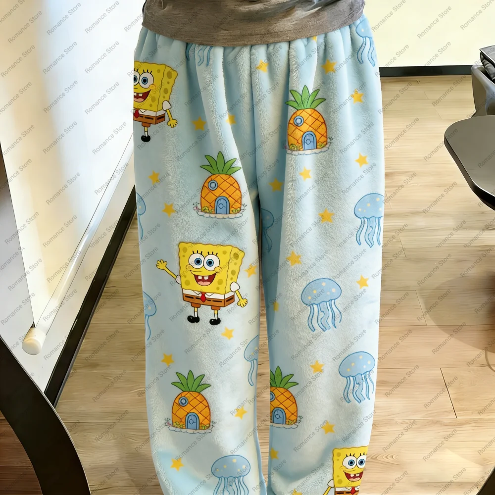 Женские брюки Y2K Nickelodeon Spongebob и квадратные штаны Patrick Star, пижамные штаны, модные и весенние фланелевые домашние брюки
Женские брюки Y2K Nickelodeon Spongebob и квадратные штаны Patrick Star, пижамные штаны, модные и весенние фланелевые домашние брюки