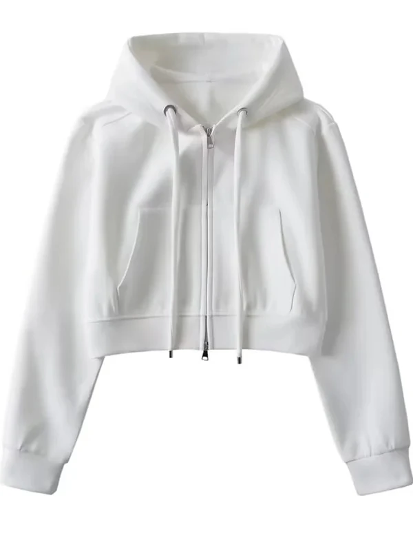 Американская спортивная толстовка с капюшоном для женщин, свободного кроя, на молнии, для похудения, уличная одежда, однотонная, спортивная верхняя одежда
Американская спортивная толстовка с капюшоном для женщин, свободного кроя, на молнии, для похудения, уличная одежда, однотонная, спортивная верхняя одежда