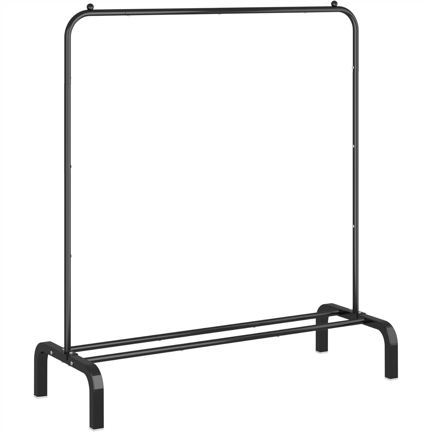 Metal Clothes Rack with Bottom Shelf for Hanging Shirts Coats and Jeans Black
Metal Clothes Rack with Bottom Shelf for Hanging Shirts Coats and Jeans Black
