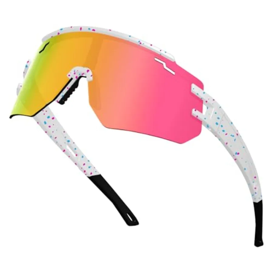 Cycling Sunglasses Polarized Baseball Glasses for Men Women, UV400 Sports Sunglasses Softball Running Biking MTB
Cycling Sunglasses Polarized Baseball Glasses for Men Women, UV400 Sports Sunglasses Softball Running Biking MTB