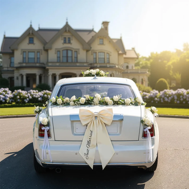 Just Married Wedding Big Car Bow Bachelorette Party Bridal Shower Elegant Wall Decorate Honeymoon Car Accessories Keepsake Gift
Just Married Wedding Big Car Bow Bachelorette Party Bridal Shower Elegant Wall Decorate Honeymoon Car Accessories Keepsake Gift