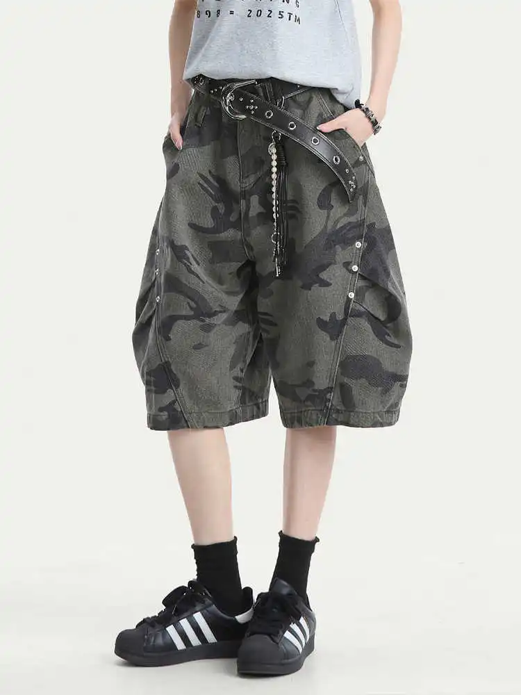 Women's Y2k Camouflage Cargo Jeans Harajuku Vintage Baggy Knee Length Denim Trousers Japanese 2000s Jean Pants Oversize Clothes
Women's Y2k Camouflage Cargo Jeans Harajuku Vintage Baggy Knee Length Denim Trousers Japanese 2000s Jean Pants Oversize Clothes