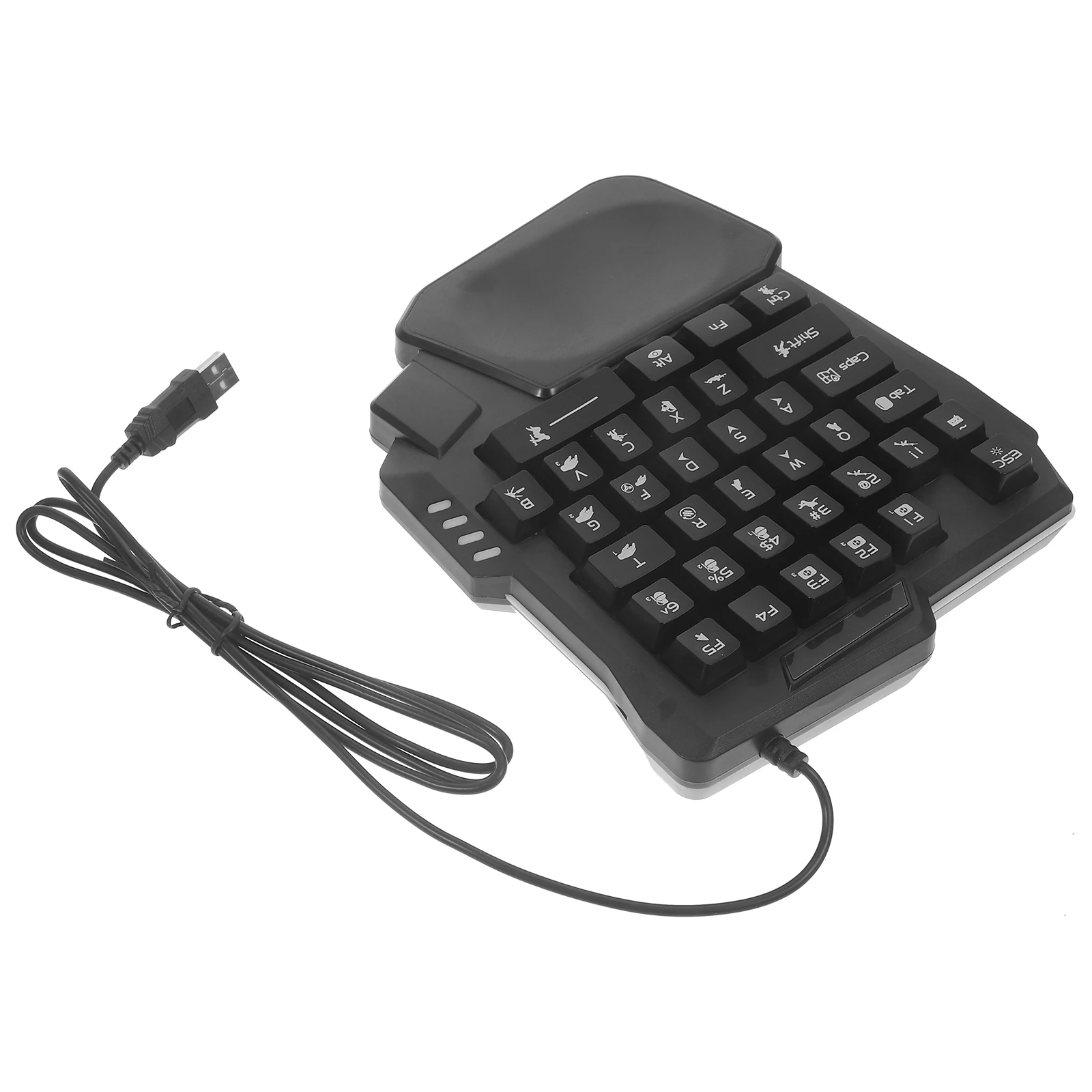35 Key Keyboard Backlit Lights Simple Backlight Keyboard Practical One Hand Control Computer Accessories
35 Key Keyboard Backlit Lights Simple Backlight Keyboard Practical One Hand Control Computer Accessories