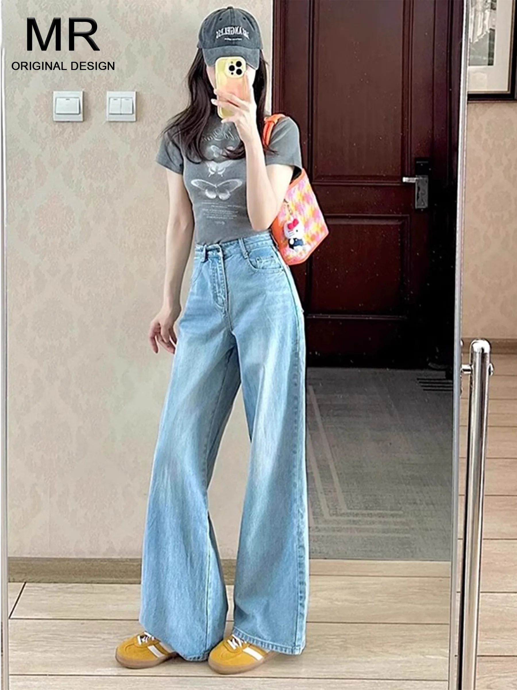 Light Blue High Waist Wide Leg Denim Pants Women's Summer New Style Lyocell Loose Drapey Straight Leg Trousers
Light Blue High Waist Wide Leg Denim Pants Women's Summer New Style Lyocell Loose Drapey Straight Leg Trousers