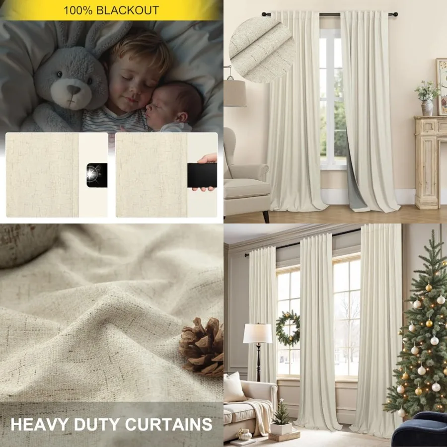 Burlap Colored out Curtain 84 Inch Length 2 Panel Faux Modern Farmhouse Living Room Darkening Curtain for Bedroom Window Out Dr
Burlap Colored out Curtain 84 Inch Length 2 Panel Faux Modern Farmhouse Living Room Darkening Curtain for Bedroom Window Out Dr
