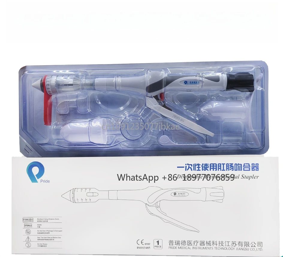 Disposable Anorectal Stapler Anorectal Stapler Sterile Hemorrhoidal Stapler with Purse String 32mm 34mm 36mm
Disposable Anorectal Stapler Anorectal Stapler Sterile Hemorrhoidal Stapler with Purse String 32mm 34mm 36mm