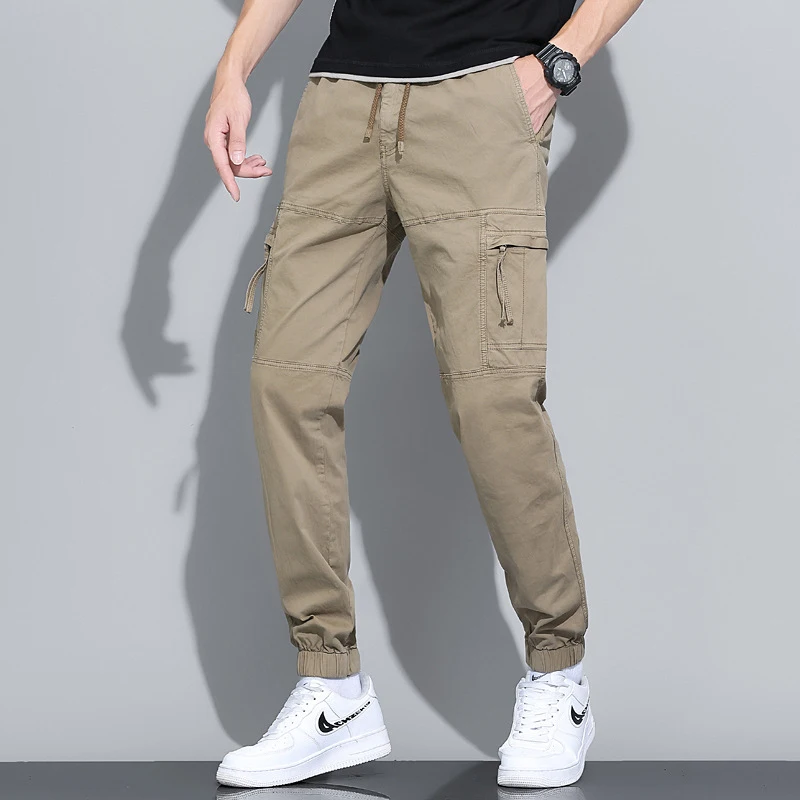 Men's Casual Loose Sports Pants Slim Fit Trend High-End Feel Work Leg Binding Pants
Men's Casual Loose Sports Pants Slim Fit Trend High-End Feel Work Leg Binding Pants