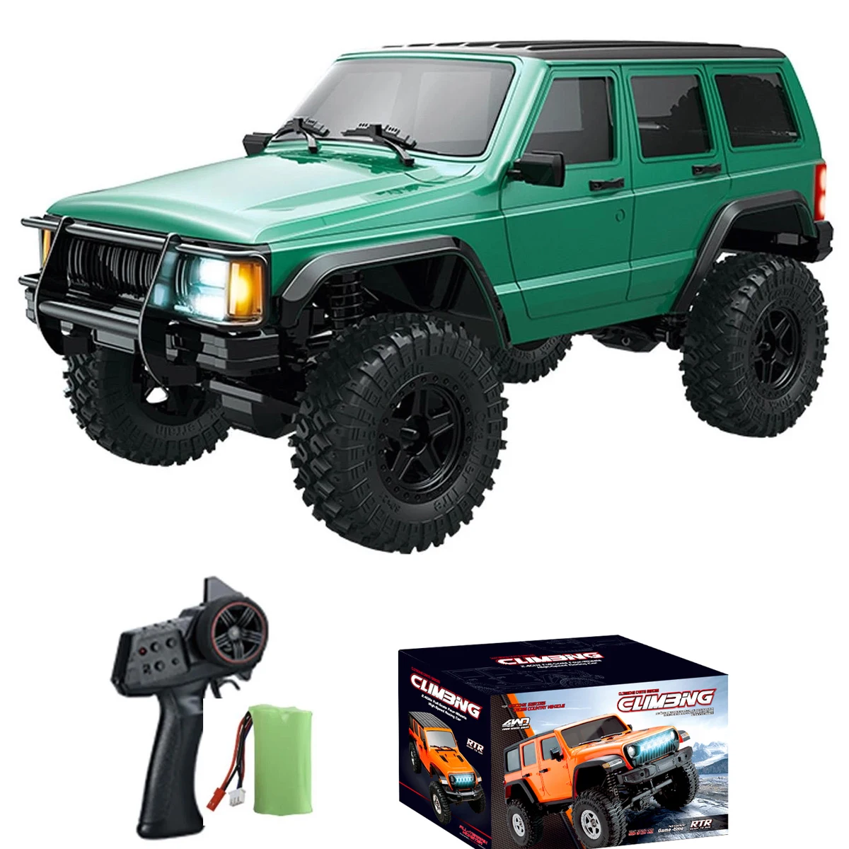 NEW C8809 1/18 Scale RC Car 2.4G Remote Control Crawler 4WD Electric Climbing Off-Road Model Car Toys Gift W/ Battery LED Light
NEW C8809 1/18 Scale RC Car 2.4G Remote Control Crawler 4WD Electric Climbing Off-Road Model Car Toys Gift W/ Battery LED Light