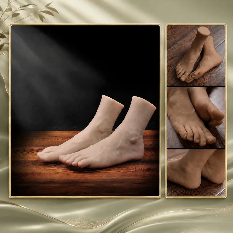 Male Silicone Foot Model Simulation Lifelike Mannequin Feet Fetish for Footjob Fake Nail Shoes Jewelry Display TPE 4302
Male Silicone Foot Model Simulation Lifelike Mannequin Feet Fetish for Footjob Fake Nail Shoes Jewelry Display TPE 4302