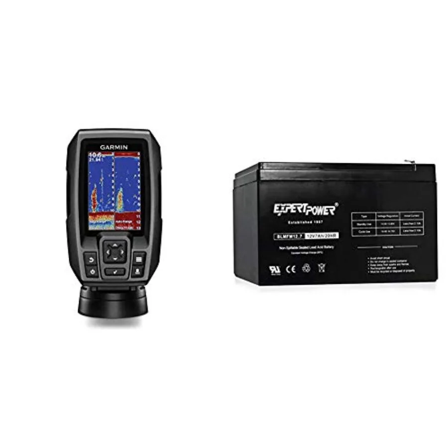 GPS Fishfinder for fishing boats, ABS plastic, black, 3.5-inch display with CHIRP sonar and built-in transducer bundle includin
GPS Fishfinder for fishing boats, ABS plastic, black, 3.5-inch display with CHIRP sonar and built-in transducer bundle includin