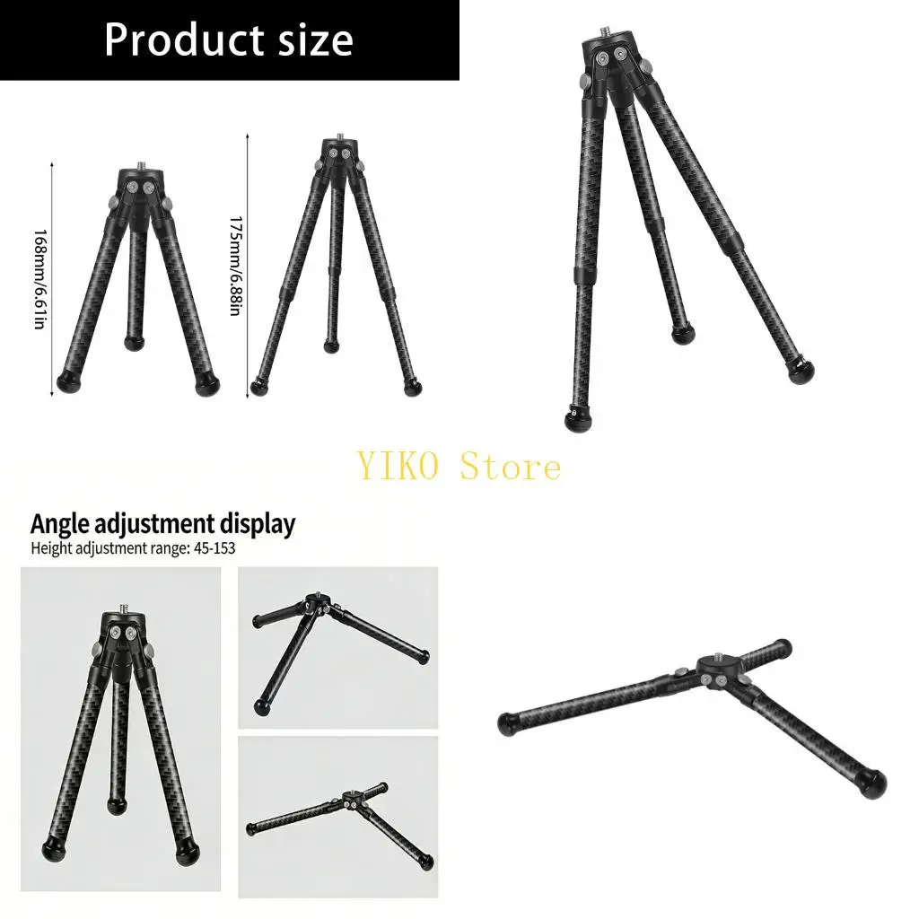 K32C Flexible Carbon Fiber Tripod Stand For Camera Phone DSLR 1/4 Thread Adjustable
K32C Flexible Carbon Fiber Tripod Stand For Camera Phone DSLR 1/4 Thread Adjustable