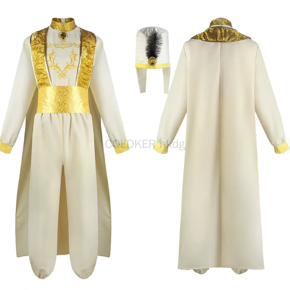 Men's Arab Prince Costume Fairy Tale Suits Man Halloween Costume Cosplay Party Suit
Men's Arab Prince Costume Fairy Tale Suits Man Halloween Costume Cosplay Party Suit