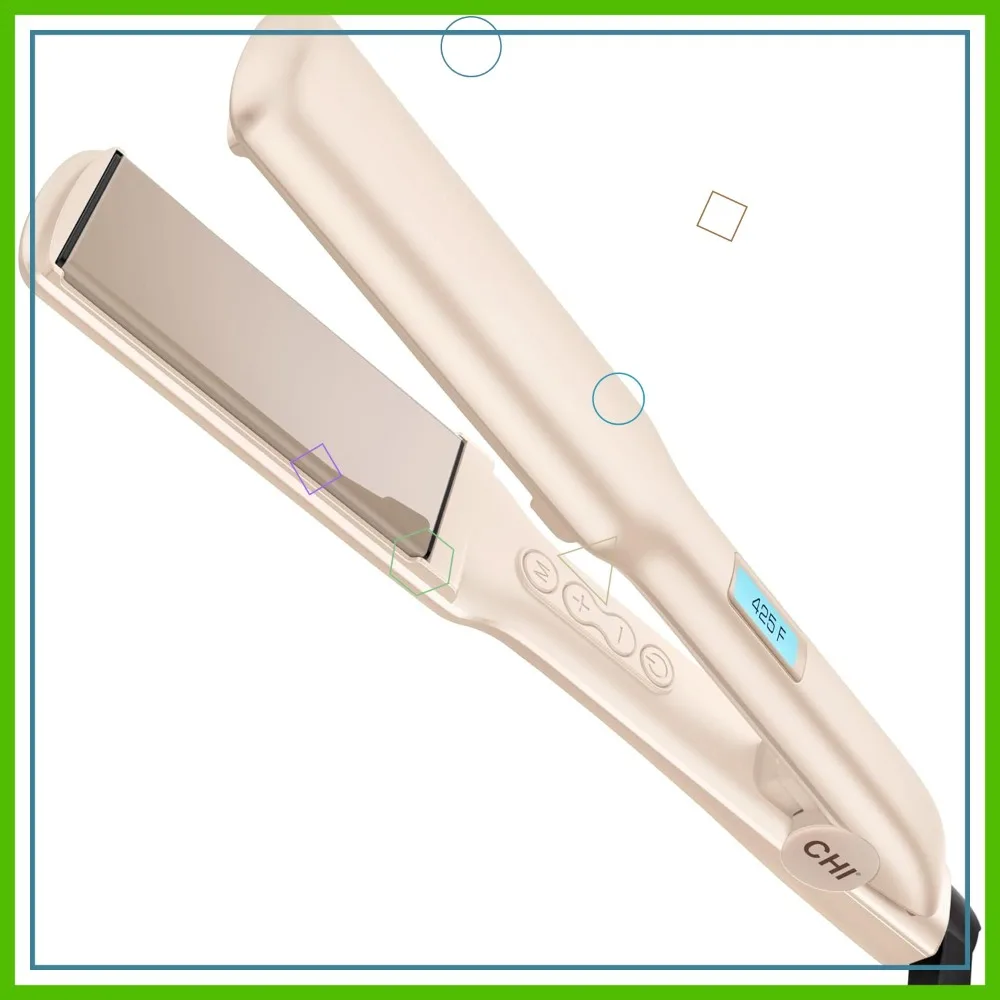Digital Ceramic Hairstyling Iron & Heat Protectant Spray, 1.5 Inch Plate, Salon-Quality Shine
Digital Ceramic Hairstyling Iron & Heat Protectant Spray, 1.5 Inch Plate, Salon-Quality Shine