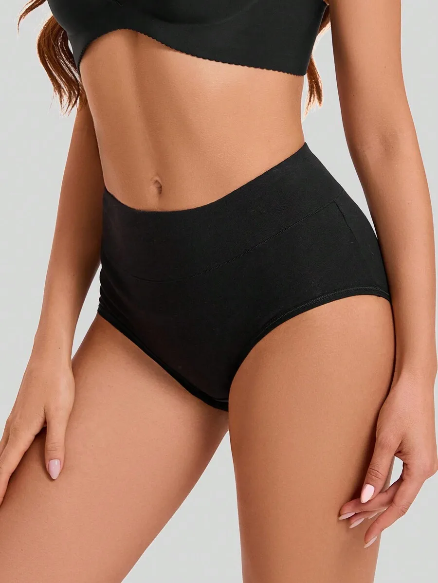 5 Pcs Womens Mid-Rise Breathable Cotton Briefs
5 Pcs Womens Mid-Rise Breathable Cotton Briefs