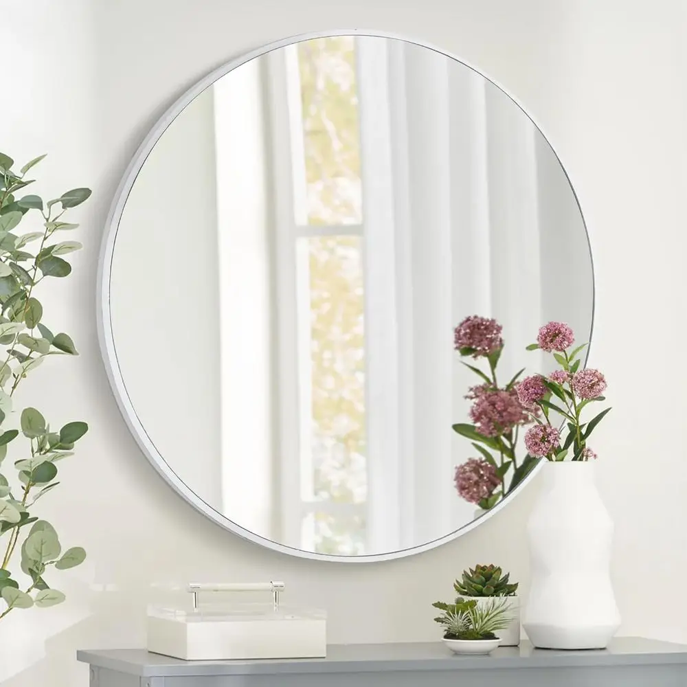 30 Inch Circular Wall Mirror for Bathroom, Bedroom, Living Room, and Entryway
30 Inch Circular Wall Mirror for Bathroom, Bedroom, Living Room, and Entryway