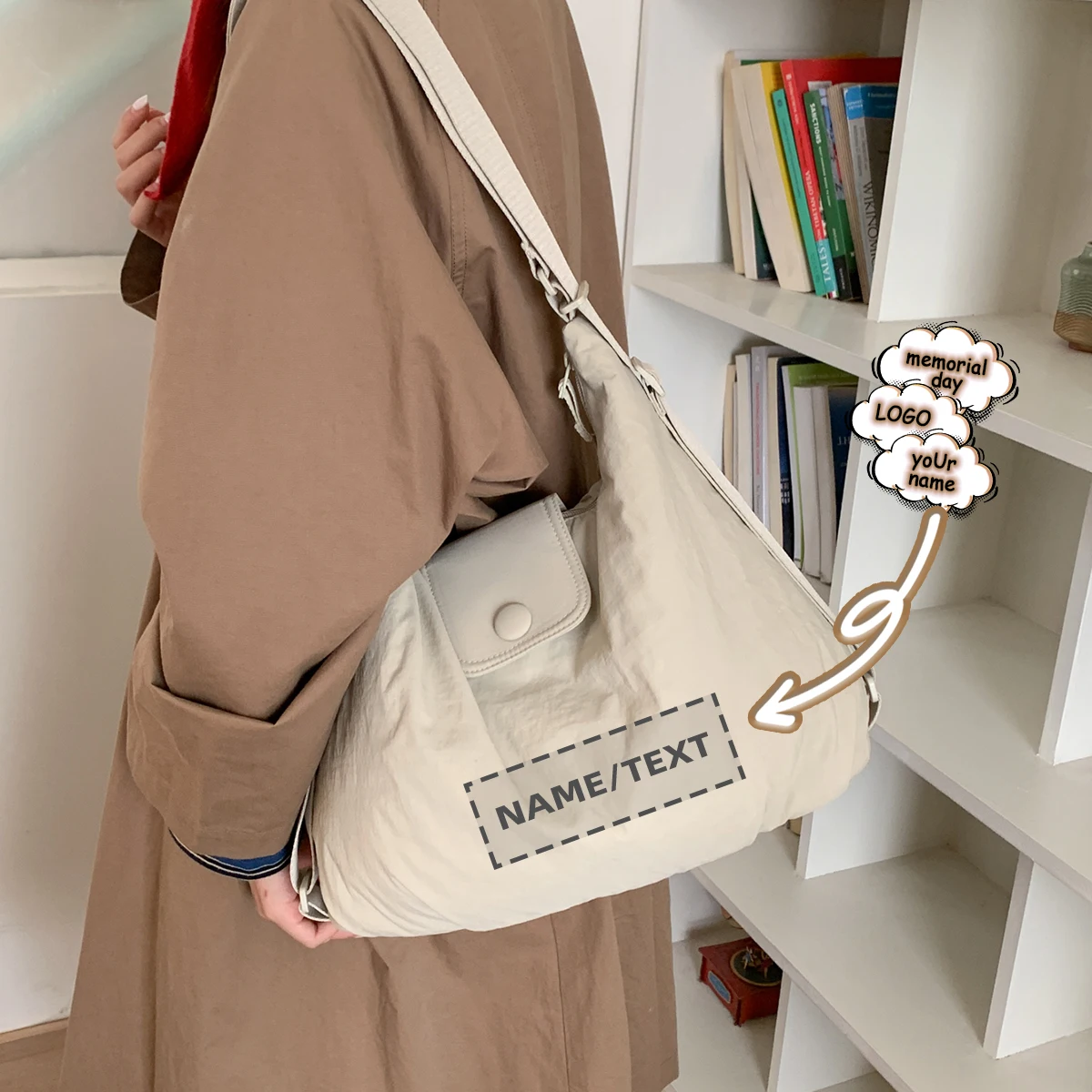 Высококачественная рабочая сумка для ноутбука с логотипом для женщин, одно плечо, через плечо, двойное плечо, многофункциональная сумка, сделай сам
Высококачественная рабочая сумка для ноутбука с логотипом для женщин, одно плечо, через плечо, двойное плечо, многофункциональная сумка, сделай сам