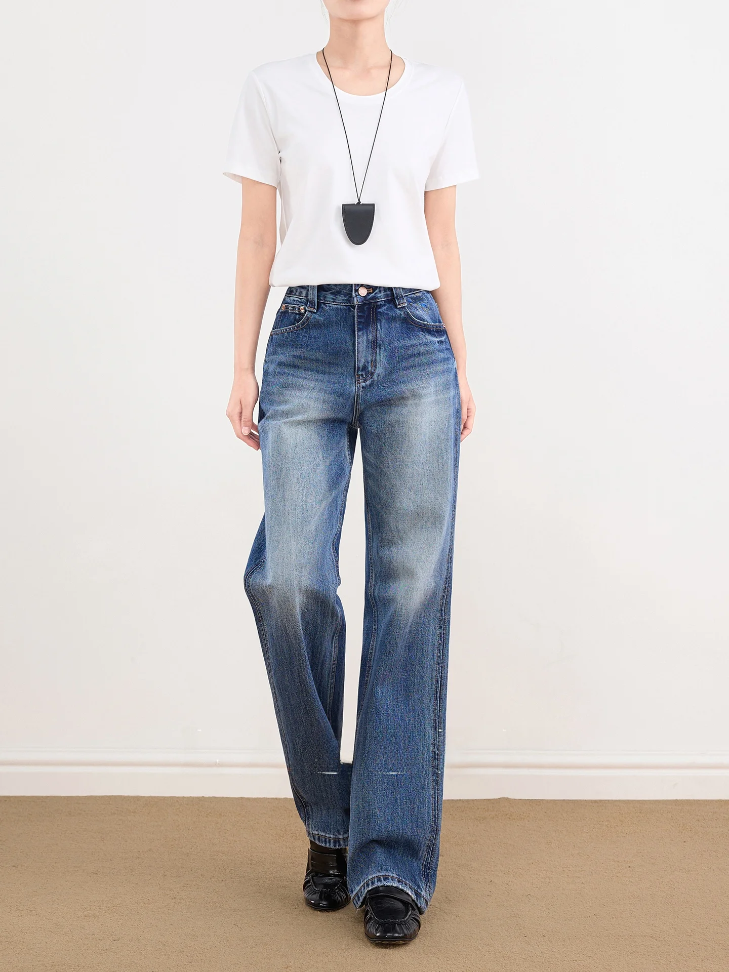 Light Blue Waed Cotton Jeans Women's High Waist Straight Leg Jeans Comfortable Casual Trousers Versatile All Season Wear
Light Blue Waed Cotton Jeans Women's High Waist Straight Leg Jeans Comfortable Casual Trousers Versatile All Season Wear