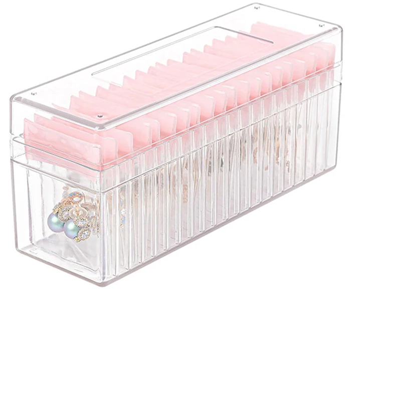 Acrylic Jewelry Box,Clear Jewelry Organizer With 20 PVC Portable Anti Oxidizing Zipper Bags,Travel Jewelry Case
Acrylic Jewelry Box,Clear Jewelry Organizer With 20 PVC Portable Anti Oxidizing Zipper Bags,Travel Jewelry Case