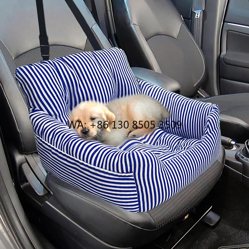 Safe Soft Chew Resistant Waterproof Washable Stripe Pet Car Seat Carrier for Small and Medium Dogs
Safe Soft Chew Resistant Waterproof Washable Stripe Pet Car Seat Carrier for Small and Medium Dogs