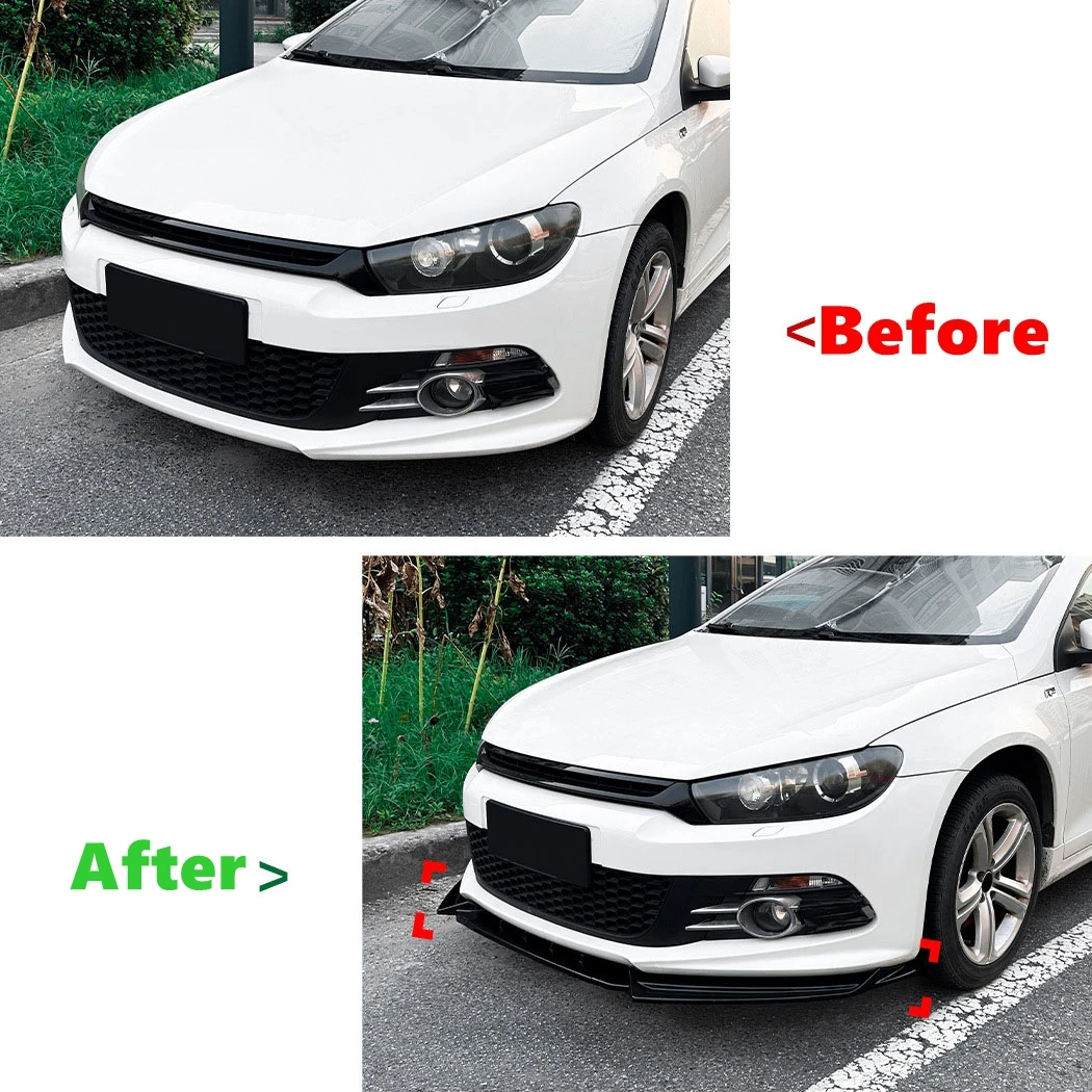 For Volkswagen Scirocco MK3 Rline GTS 08-14 Car Front Bumper Spoiler Lip Lower BodyKit Diffuser Splitter Guard Car Accessories
For Volkswagen Scirocco MK3 Rline GTS 08-14 Car Front Bumper Spoiler Lip Lower BodyKit Diffuser Splitter Guard Car Accessories