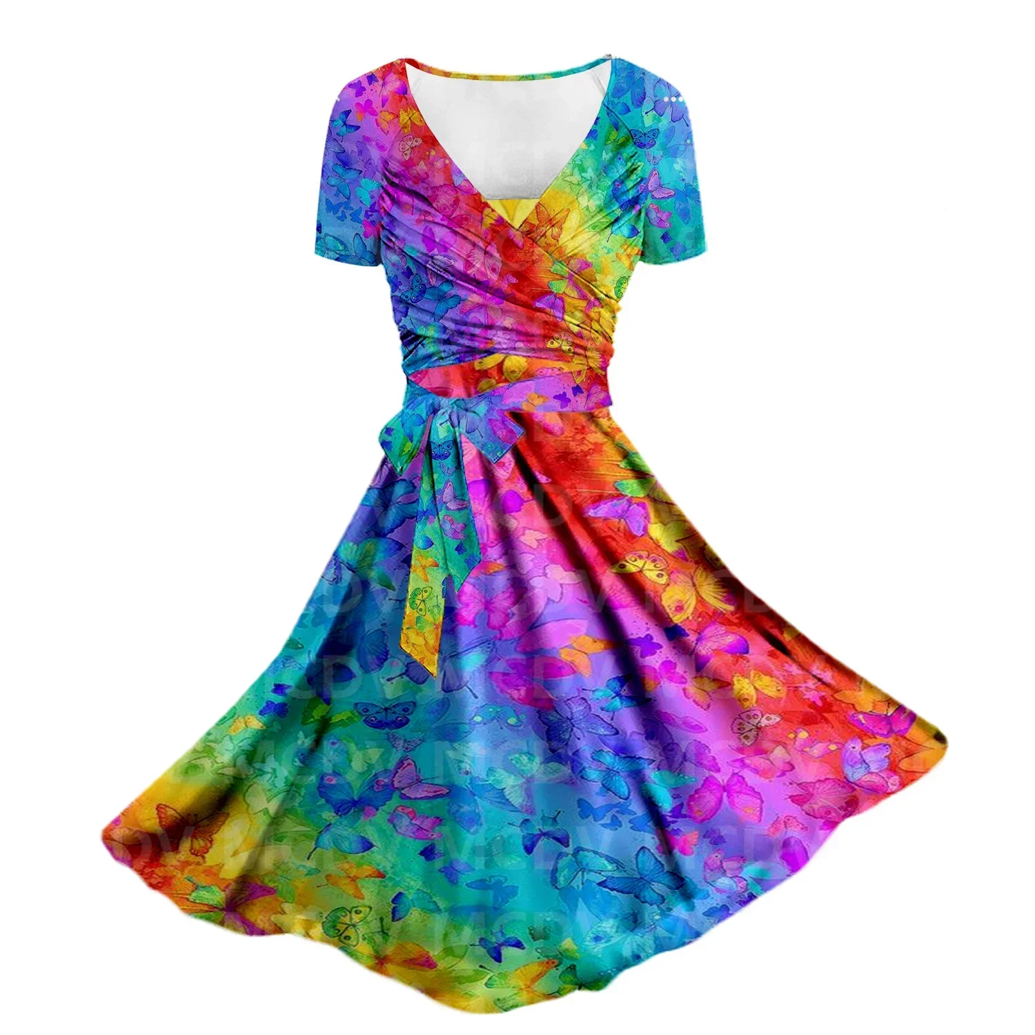 Women's Summer Butterfly Art Two Piece Dress 3D Printed Pocket Dress Female Dresses 03
Women's Summer Butterfly Art Two Piece Dress 3D Printed Pocket Dress Female Dresses 03