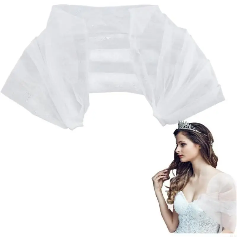 E1PE Breathable Bridal Mesh Cover Up Shawl Lace Sheer Shoulder Wrap for Evening Parties and Special Event Dresses
E1PE Breathable Bridal Mesh Cover Up Shawl Lace Sheer Shoulder Wrap for Evening Parties and Special Event Dresses
