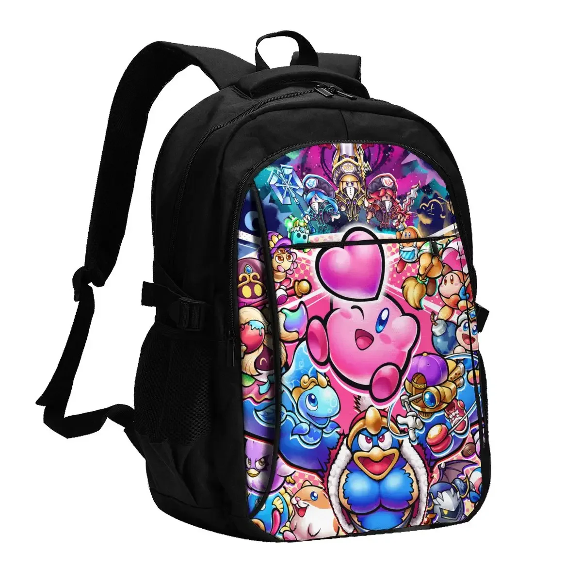 Kawaii K-kirbys Cute Pink Travel Laptop Backpack, Business Water Resistant Laptop Backpack with USB Charging Port, College Bag
Kawaii K-kirbys Cute Pink Travel Laptop Backpack, Business Water Resistant Laptop Backpack with USB Charging Port, College Bag