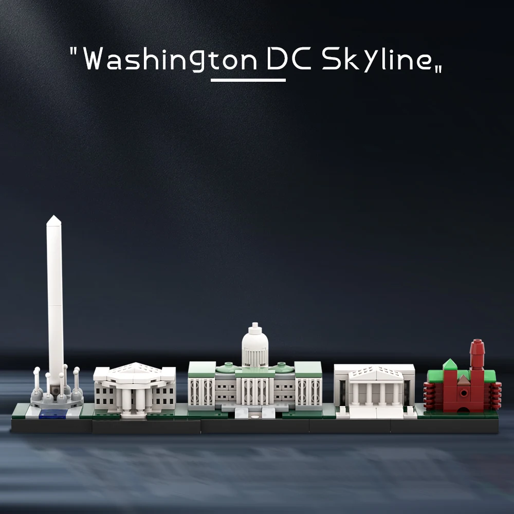 Moc Washington DC Skyline Building Blocks City Street DIY Building Model Architecture Toys Sets Bricks Education Gift Kids Toys
Moc Washington DC Skyline Building Blocks City Street DIY Building Model Architecture Toys Sets Bricks Education Gift Kids Toys