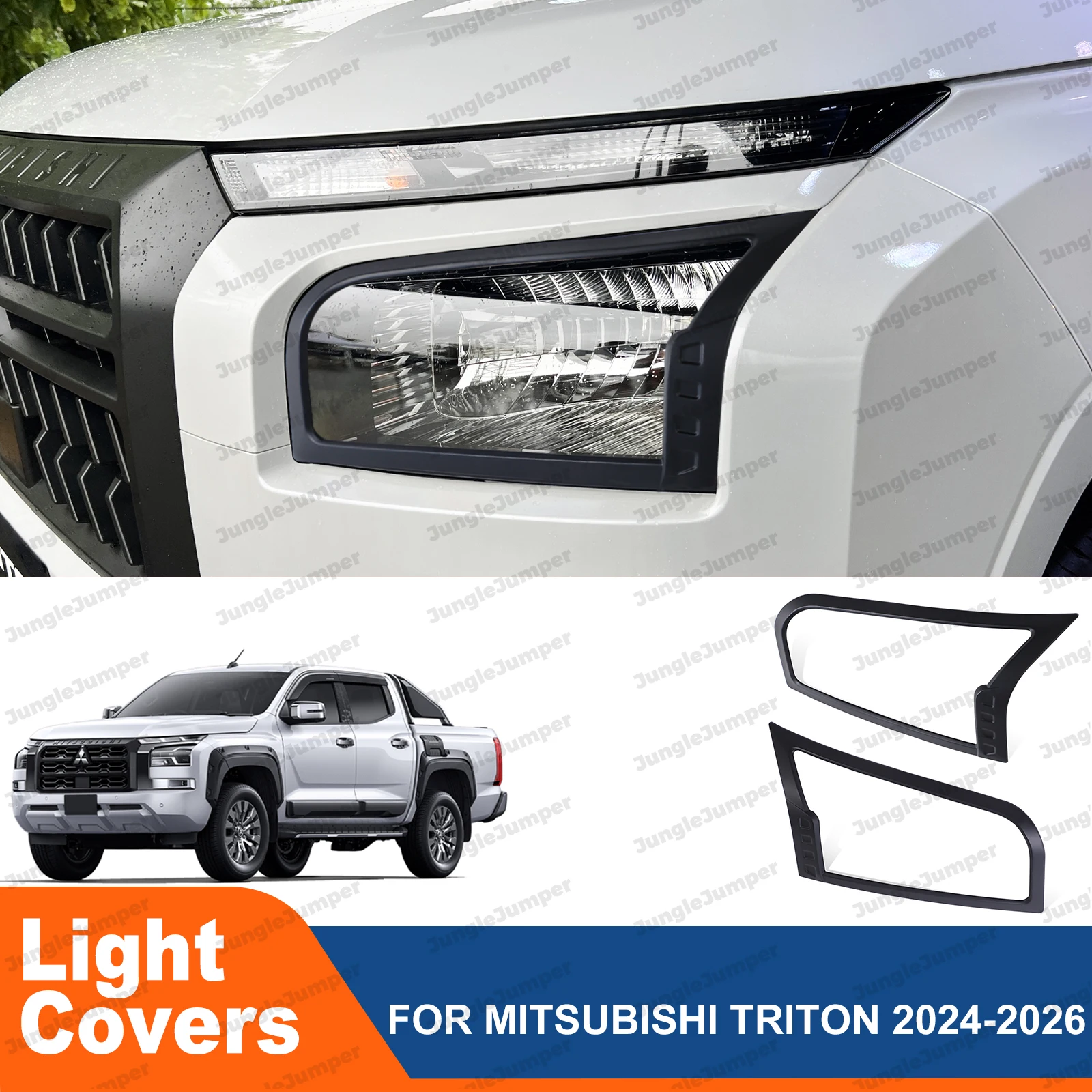 Headlight Tail Light Covers Trim For Mitsubishi Triton L200 2024-2026 2PC Car Body Styling Kit Front Rear Lamp Cover Protector
Headlight Tail Light Covers Trim For Mitsubishi Triton L200 2024-2026 2PC Car Body Styling Kit Front Rear Lamp Cover Protector