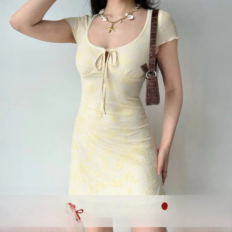 Go Girl Go Summer Slim Fit A-Line Short Dress Women's U-Neck Tie-Dye Polyester Blend Floral Embroidery Dress
Go Girl Go Summer Slim Fit A-Line Short Dress Women's U-Neck Tie-Dye Polyester Blend Floral Embroidery Dress