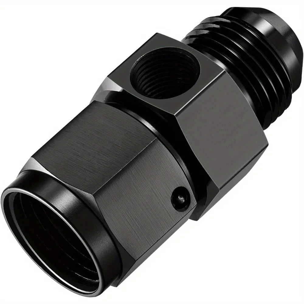 6AN Male Flare to 6AN Female Swivel with 1/ 8" NPT Female Sensor Port Fuel Pressure Take Off Fitting Adapter Aluminum
6AN Male Flare to 6AN Female Swivel with 1/ 8" NPT Female Sensor Port Fuel Pressure Take Off Fitting Adapter Aluminum