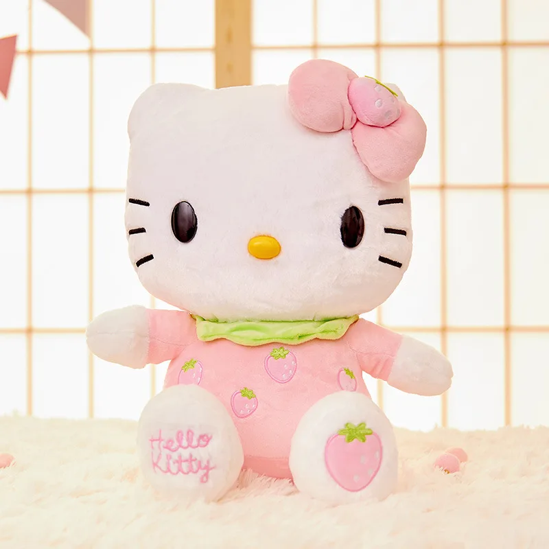 23-30cm New Hello Kitty Anime Cartoon Fruit Kt Cat Holding Strawberry Cat Doll Cute Kawaii Plush Toys Room Decoration Girls Gift
23-30cm New Hello Kitty Anime Cartoon Fruit Kt Cat Holding Strawberry Cat Doll Cute Kawaii Plush Toys Room Decoration Girls Gift