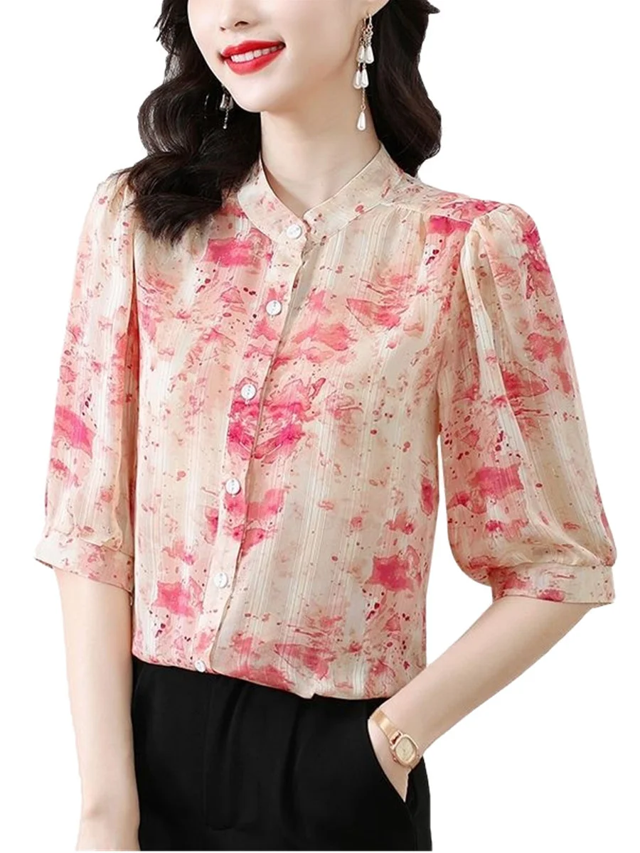 6XL Women Summer Spring Blouses Shirts Lady Fashion Casual Short Sleeve O-Neck Collar Flower Printing Blusas Tops WY0747
6XL Women Summer Spring Blouses Shirts Lady Fashion Casual Short Sleeve O-Neck Collar Flower Printing Blusas Tops WY0747