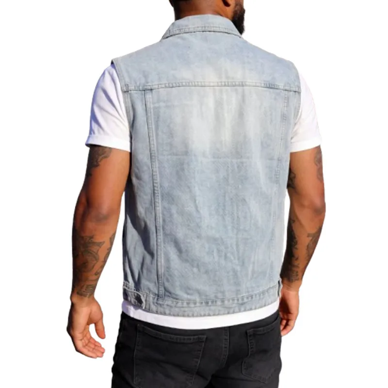 Spring Summer Men's Denim Vests Fashion Vintage Casual Sleeveless Denim Jackets Male Loose Streetwear Motorcycles Jean Waistcoat
Spring Summer Men's Denim Vests Fashion Vintage Casual Sleeveless Denim Jackets Male Loose Streetwear Motorcycles Jean Waistcoat