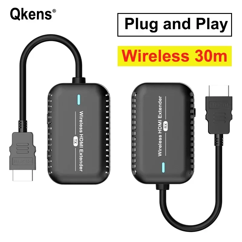 Беспроводной HDMI видеопередатчик, приемник-удлинитель, адаптер дисплея, переключатель для камеры PS4, ноутбука, ПК, монитора телевизора, 30 м
Беспроводной HDMI видеопередатчик, приемник-удлинитель, адаптер дисплея, переключатель для камеры PS4, ноутбука, ПК, монитора телевизора, 30 м