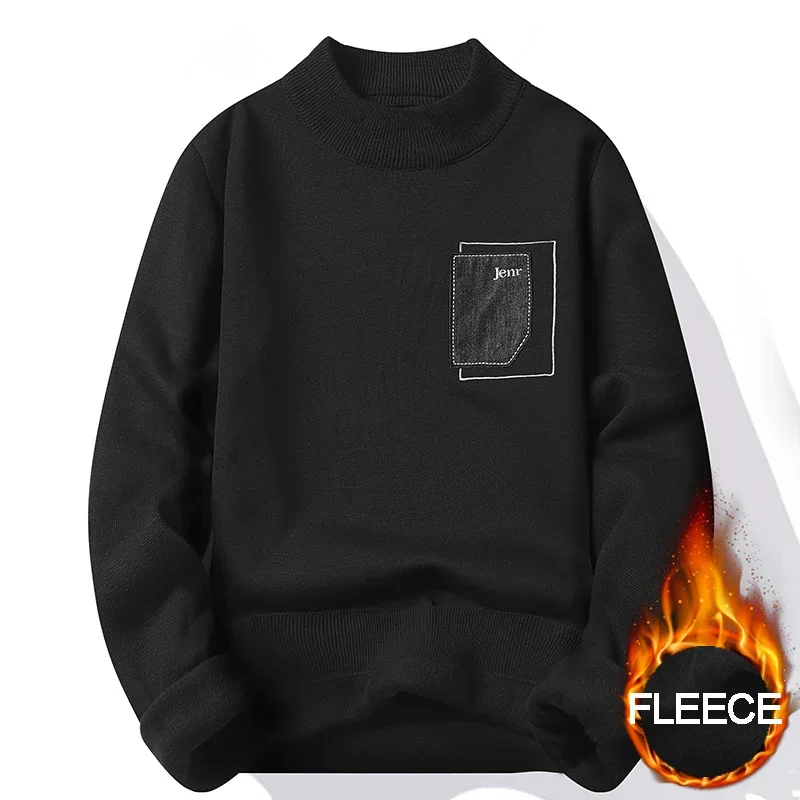 LIBIELIY Fashion Sweater Mens Velvet Knitwear Slim Fit Pullovers Elegant Luxury Brand Brown Knitted Sweaters
LIBIELIY Fashion Sweater Mens Velvet Knitwear Slim Fit Pullovers Elegant Luxury Brand Brown Knitted Sweaters