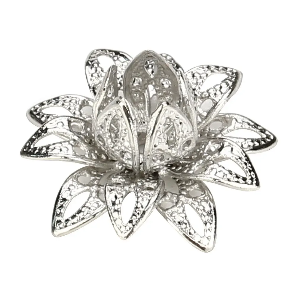 20pcs Lotus Flower Bead Caps Metal Jewelry Making End Spacer DIY Accessories Charm Three Dimensional Durable H made
20pcs Lotus Flower Bead Caps Metal Jewelry Making End Spacer DIY Accessories Charm Three Dimensional Durable H made