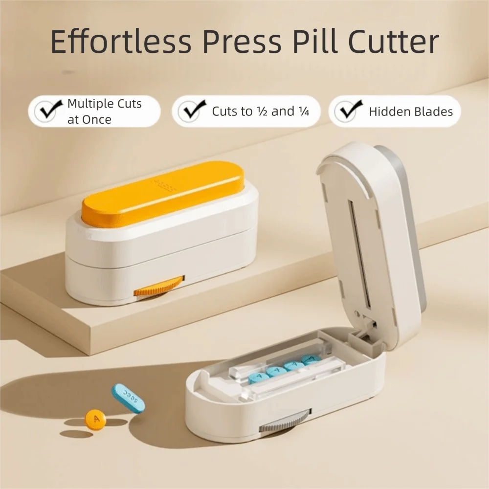 2 In 1 Pill Storage Box Dust-Proof with Cleaning Brush Cut Tablet Dispenser Precise Cutting Halve/Quartering
2 In 1 Pill Storage Box Dust-Proof with Cleaning Brush Cut Tablet Dispenser Precise Cutting Halve/Quartering