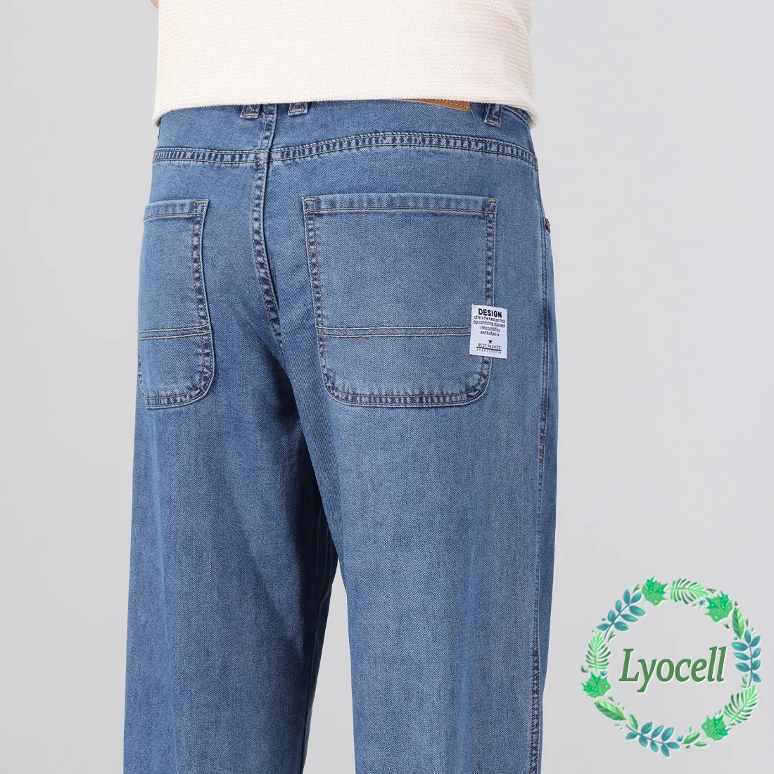 Brand Clothing Summer Men's Lyocell Fabric Jeans Baggy Straight Trouser Elastic Business Casual Long Denim Pants Plus Size 40 42
Brand Clothing Summer Men's Lyocell Fabric Jeans Baggy Straight Trouser Elastic Business Casual Long Denim Pants Plus Size 40 42