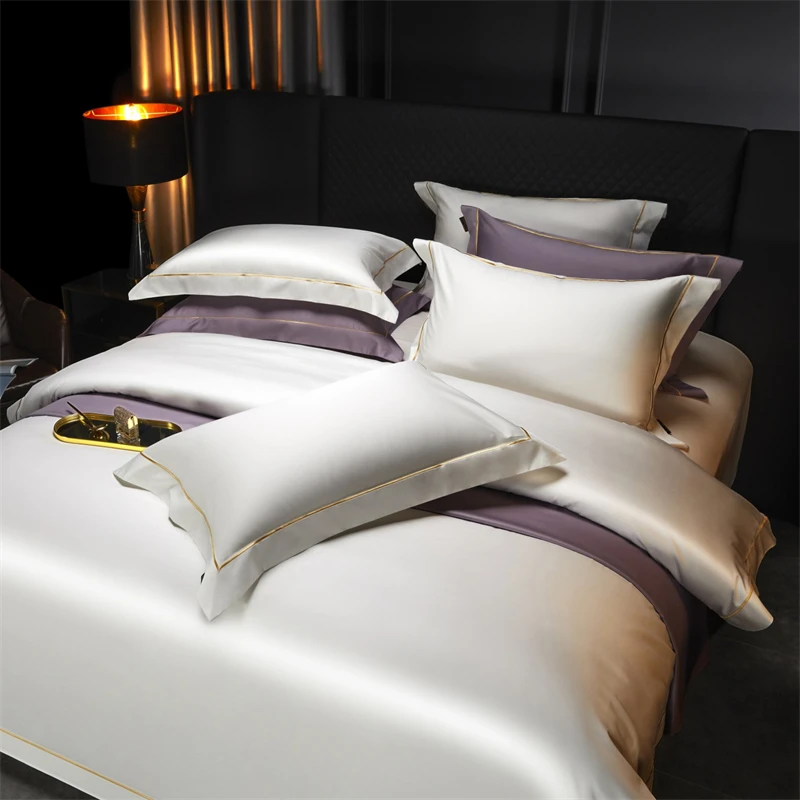 1000TC Egyptian Cotton Luxury Embroidery Solid Color Hotel Style Bedding Set Duvet Cover Flat/Fitted Bed Sheet Pillowcases 4Pcs
1000TC Egyptian Cotton Luxury Embroidery Solid Color Hotel Style Bedding Set Duvet Cover Flat/Fitted Bed Sheet Pillowcases 4Pcs