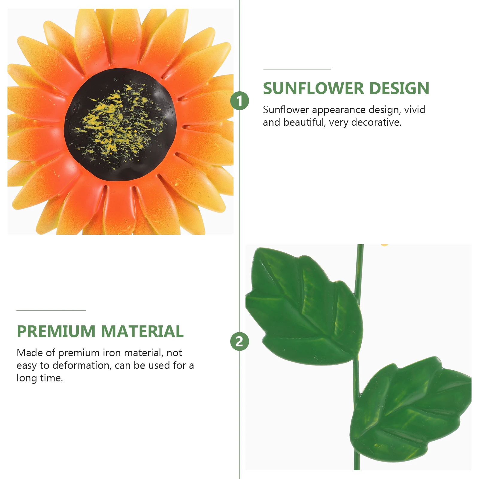 Iron Flower Garden Stake Decor Flower Ornament For Yard Lawn Outdoor Spring Decorations Sunflower Decoration Patio Front
Iron Flower Garden Stake Decor Flower Ornament For Yard Lawn Outdoor Spring Decorations Sunflower Decoration Patio Front