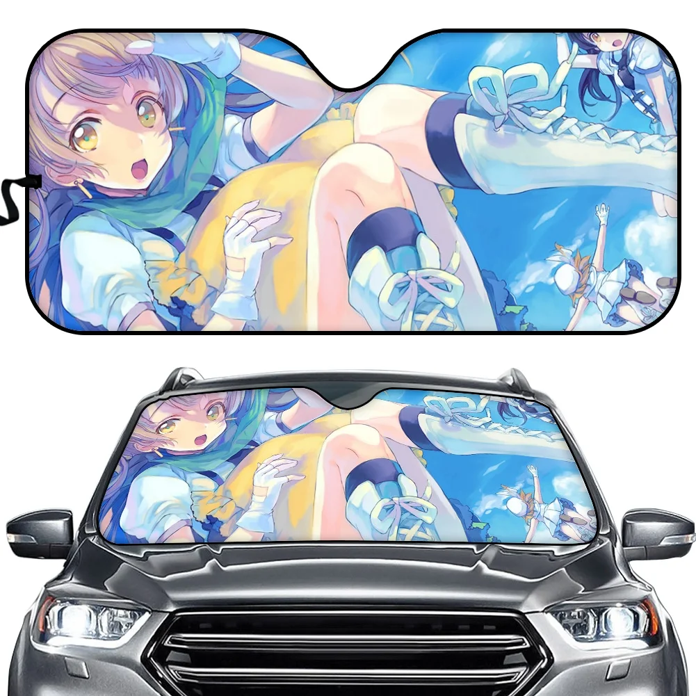 Автомобильный солнцезащитный козырек Love Live с узором аниме, автомобильные аксессуары, универсальные чехлы на лобовое стекло автомобиля, отражатель тепла подходит для большинства седанов
Автомобильный солнцезащитный козырек Love Live с узором аниме, автомобильные аксессуары, универсальные чехлы на лобовое стекло автомобиля, отражатель тепла подходит для большинства седанов