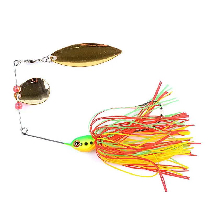 New Hot 5 Colors Skirted Jig Spinner Lure 16.3g Metal Hard Lures Long Cast Freshwater Saltwater Bass Perch Trout Durable Tackles
New Hot 5 Colors Skirted Jig Spinner Lure 16.3g Metal Hard Lures Long Cast Freshwater Saltwater Bass Perch Trout Durable Tackles