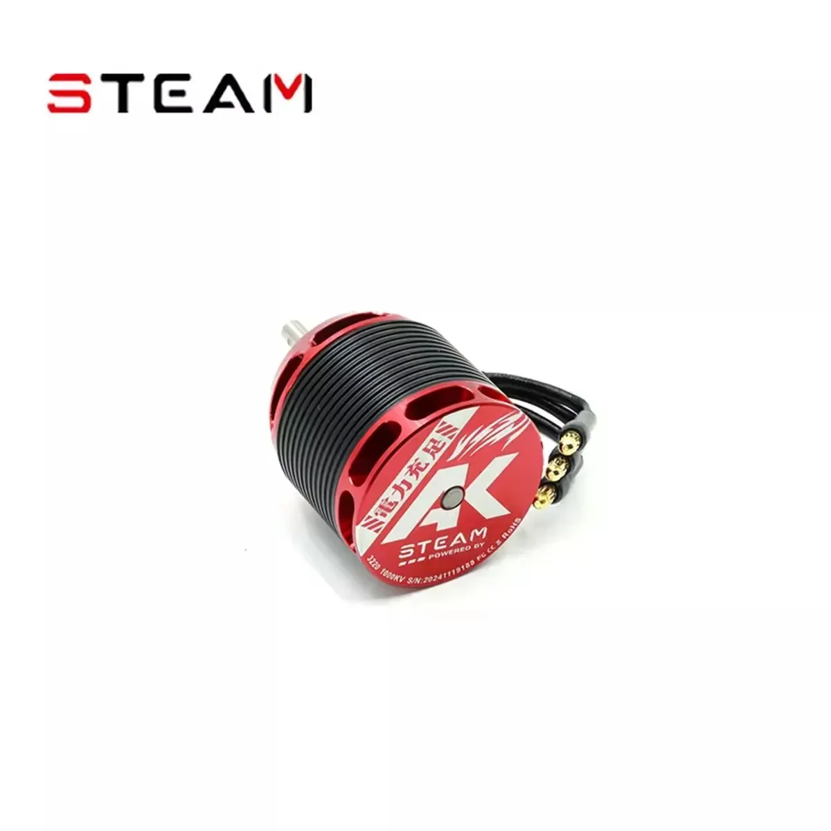 Steam MD3220-1000KV brushless motor with a wire diameter of 0.86MM, is suitable for the Steam AK420 remote control helicopter
Steam MD3220-1000KV brushless motor with a wire diameter of 0.86MM, is suitable for the Steam AK420 remote control helicopter