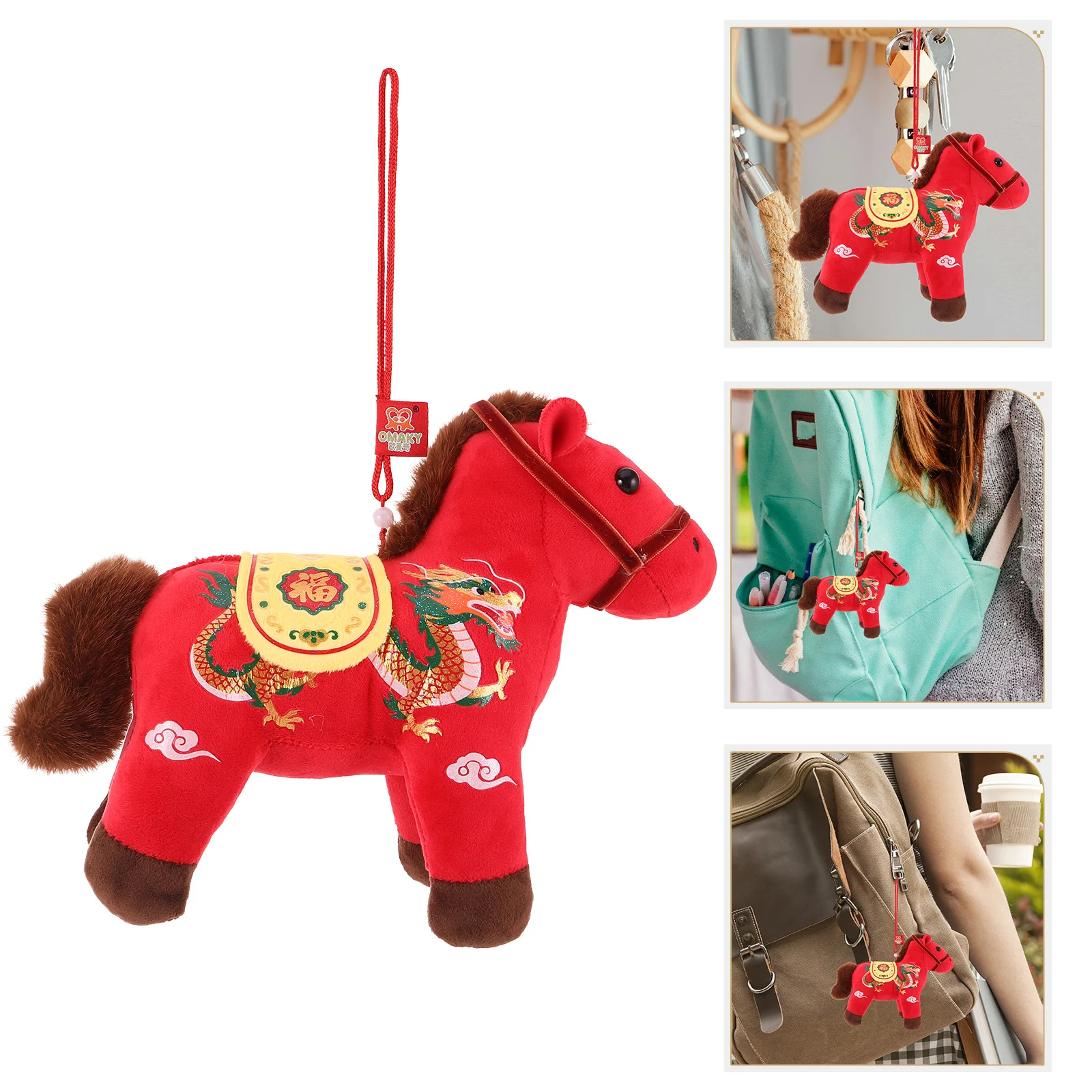 Soft PP Pendant Cute Cartoon Style for Bag Charm Travel Accessory New Year Celebration Decoration 2026 Zodiac
Soft PP Pendant Cute Cartoon Style for Bag Charm Travel Accessory New Year Celebration Decoration 2026 Zodiac