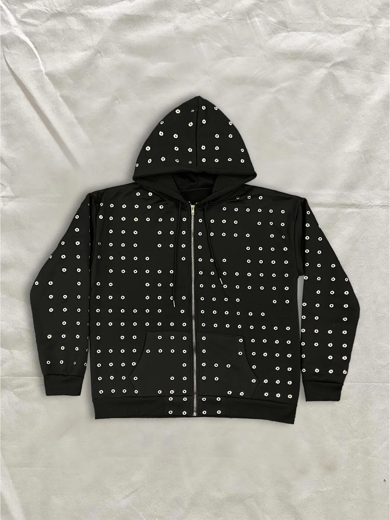 European and American Trendy Brand Personalized Autumn New Round Neck Zipper Hoodie Casual Fashion Daily Streetwear
European and American Trendy Brand Personalized Autumn New Round Neck Zipper Hoodie Casual Fashion Daily Streetwear