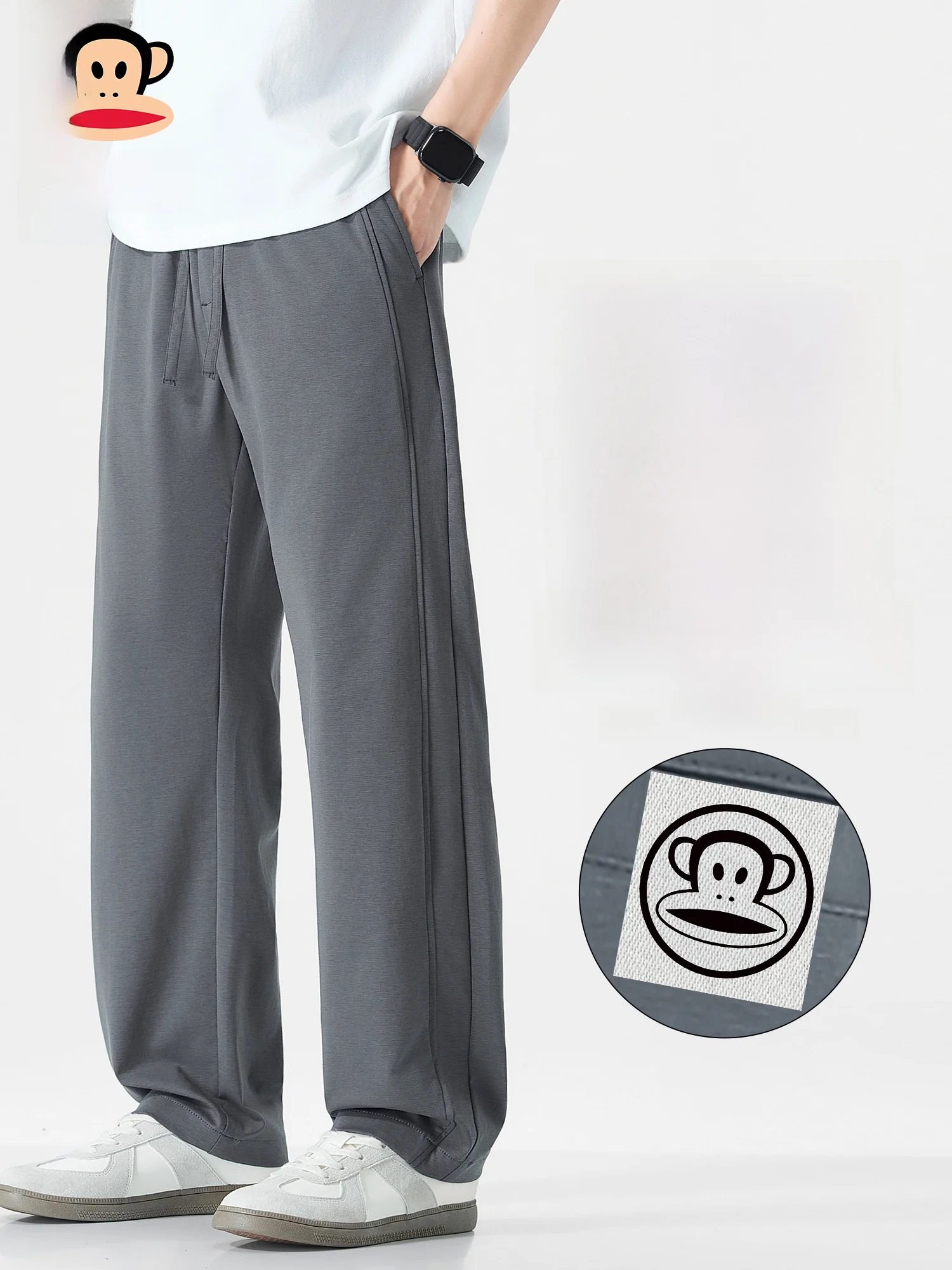 PaulFrank Men's Casual Loose Wide Leg Pants ey Spring American Vibe Spor Comfortable Straight Leg Trousers
PaulFrank Men's Casual Loose Wide Leg Pants ey Spring American Vibe Spor Comfortable Straight Leg Trousers