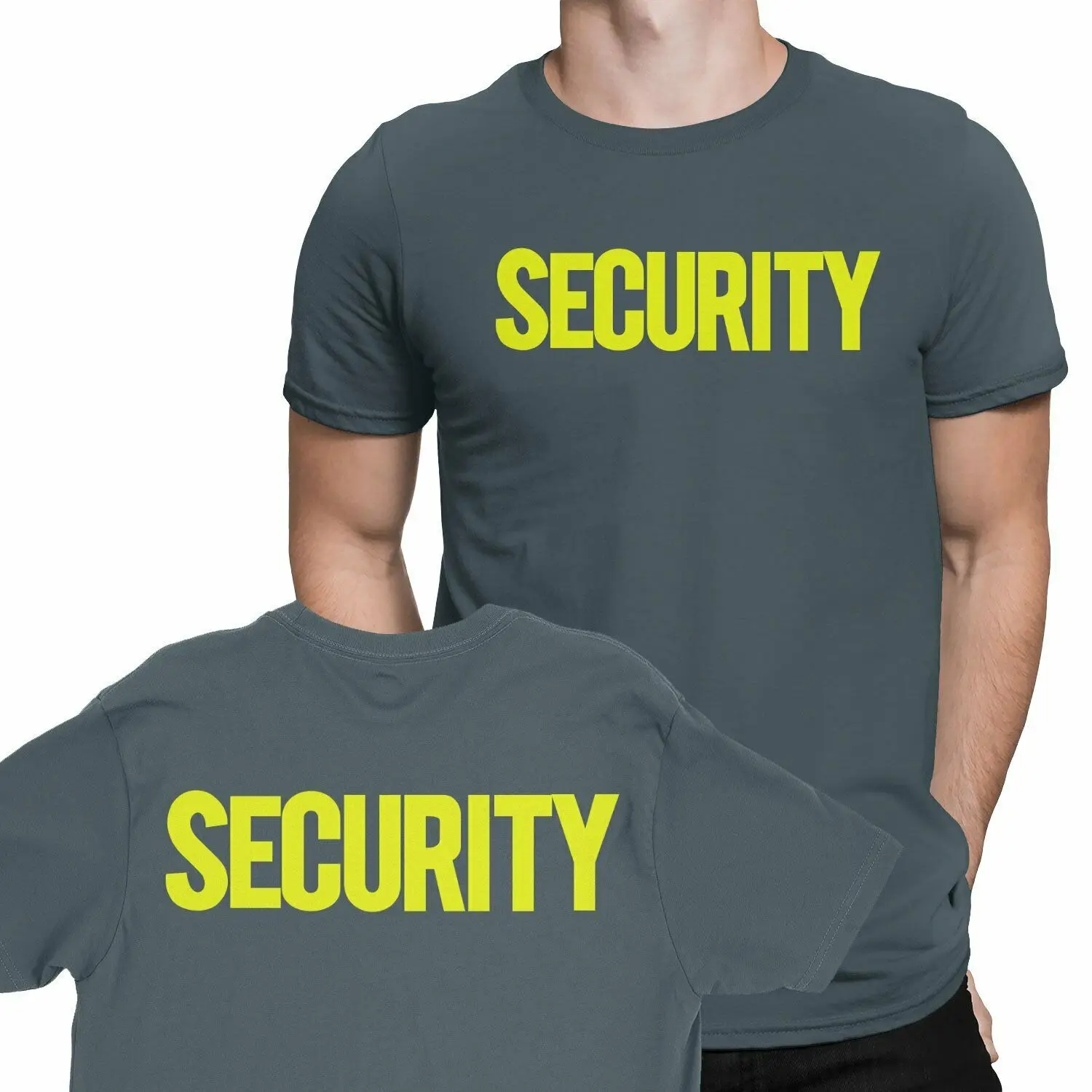 Mens Security TShirt Front Back Print Mens Tee Staff Event Uniform Guard Men's 100% Cotton Casual T-shirts Loose Top Size S-3XL
Mens Security TShirt Front Back Print Mens Tee Staff Event Uniform Guard Men's 100% Cotton Casual T-shirts Loose Top Size S-3XL