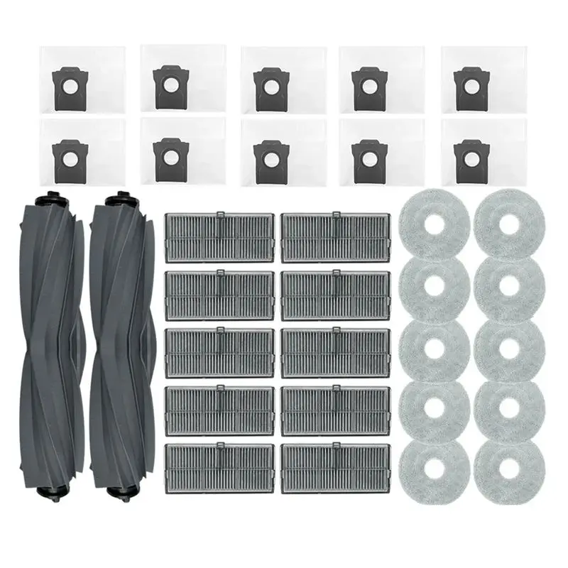 AEE6-Accessories For Dreame X40 Pro Robot Vacuum Replacement Main Brush HEPA Filter Mop Pads Dust Bags Spare Parts
AEE6-Accessories For Dreame X40 Pro Robot Vacuum Replacement Main Brush HEPA Filter Mop Pads Dust Bags Spare Parts